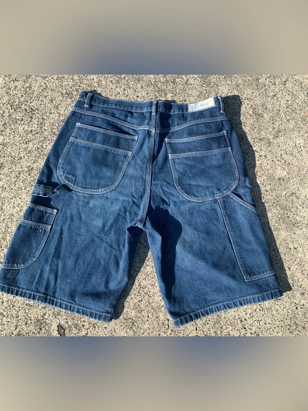 Vintage Y2k Brooklyn Xpress Baggy Denim Shorts Jorts Men’s 38